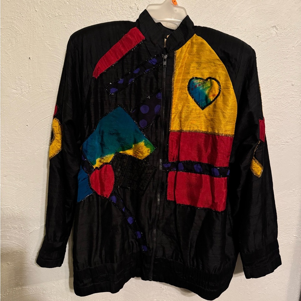 Cache Multicolor Patchwork Jacket